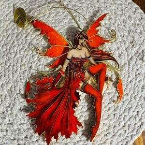 Red Fairy Ornament
